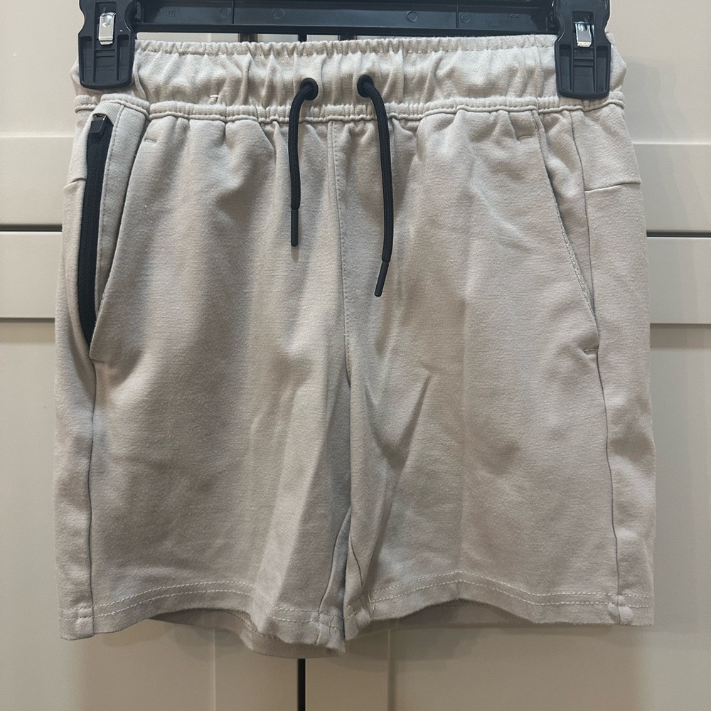 Boys Casual Drawstring Shorts - Light khaki -8